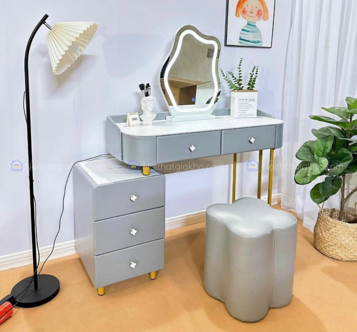 Kiểu dáng sofa đơn hình vỏ sò lạ mắt nhơn trạch đồng nai 