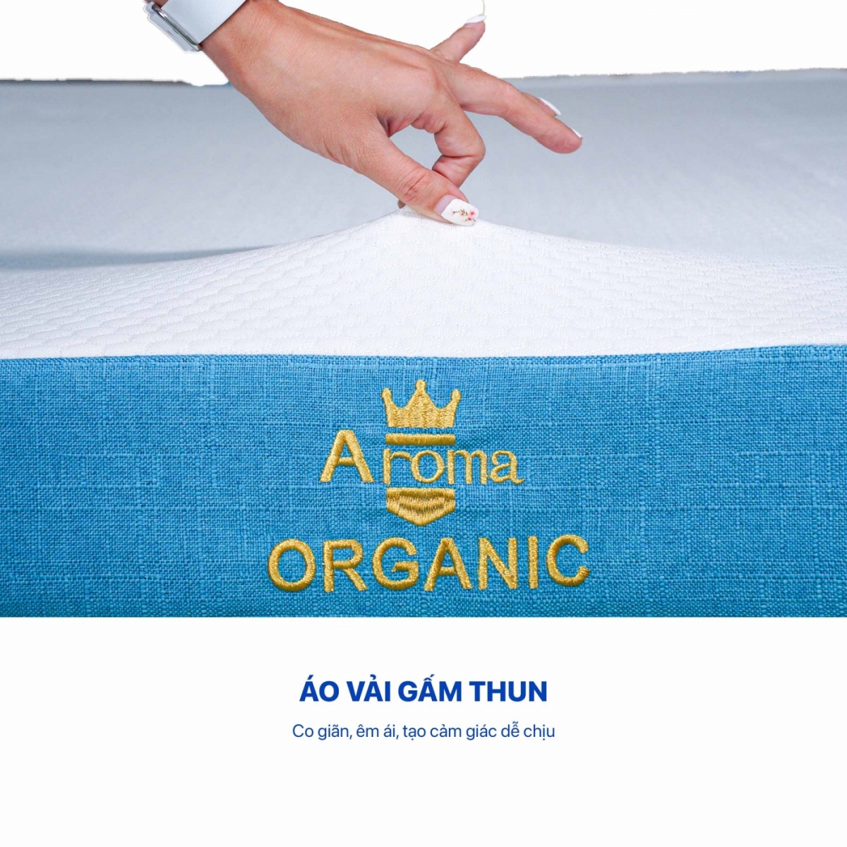 NỆM CAO SU THIÊN NHIÊN AROMA ORGANIC