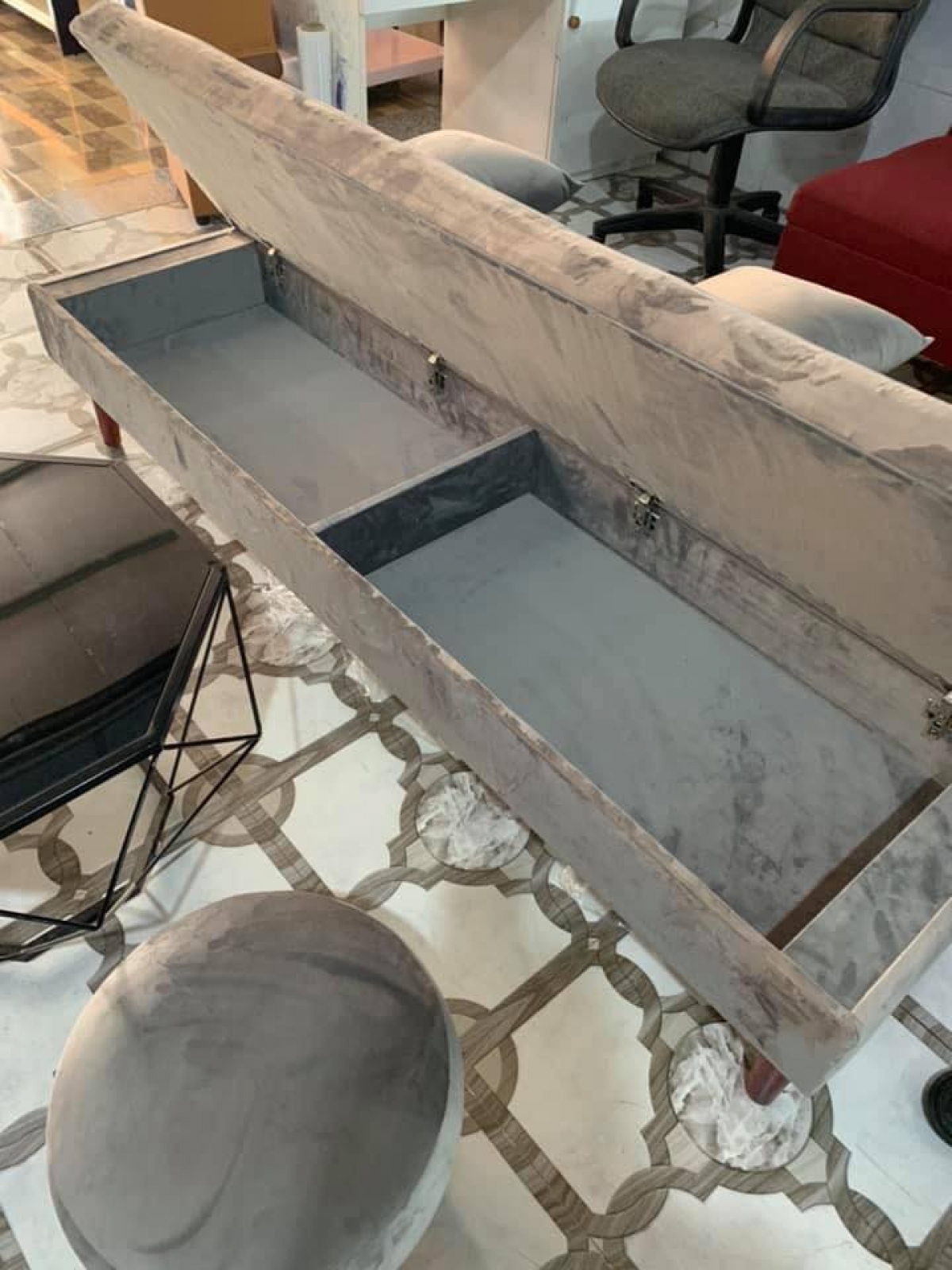 SOFA GIƯỜNG CÓ HỘC TỦ CB04